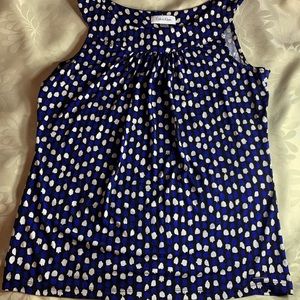 Size M-Calvin Klein-Round Neckline Sleeveless